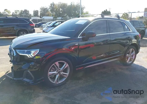 2022 Audi Q3 Premium Plus 45 Tfsi S Line Quattro Tiptronic z USA, uszkodzony, nr VIN WA1EECF31N1047673